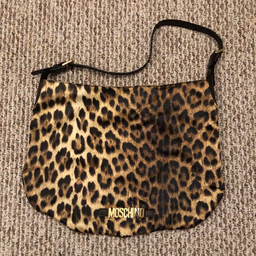Moschino Leopard Print Vintage Bag
